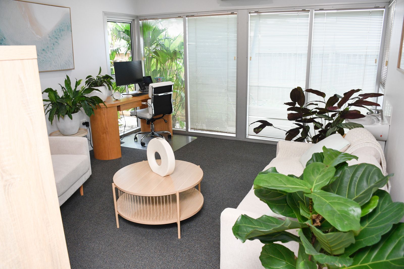 Consulting Room — spacious room with natural light and garden views