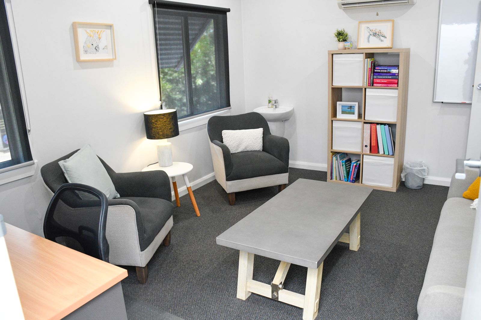 Consulting Room — comfortable therapy room setup